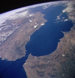 The Straits of Gibraltar. Image: NASA